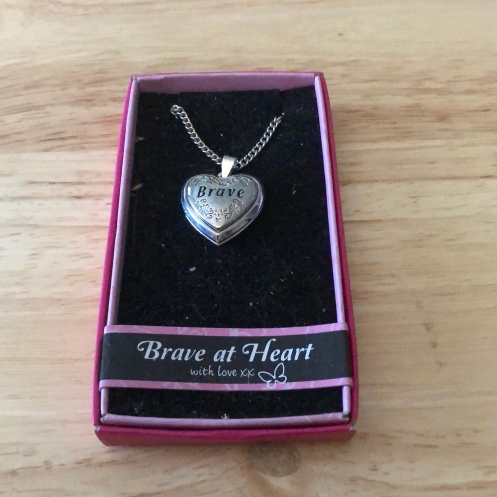Brave Heart Silver Locket